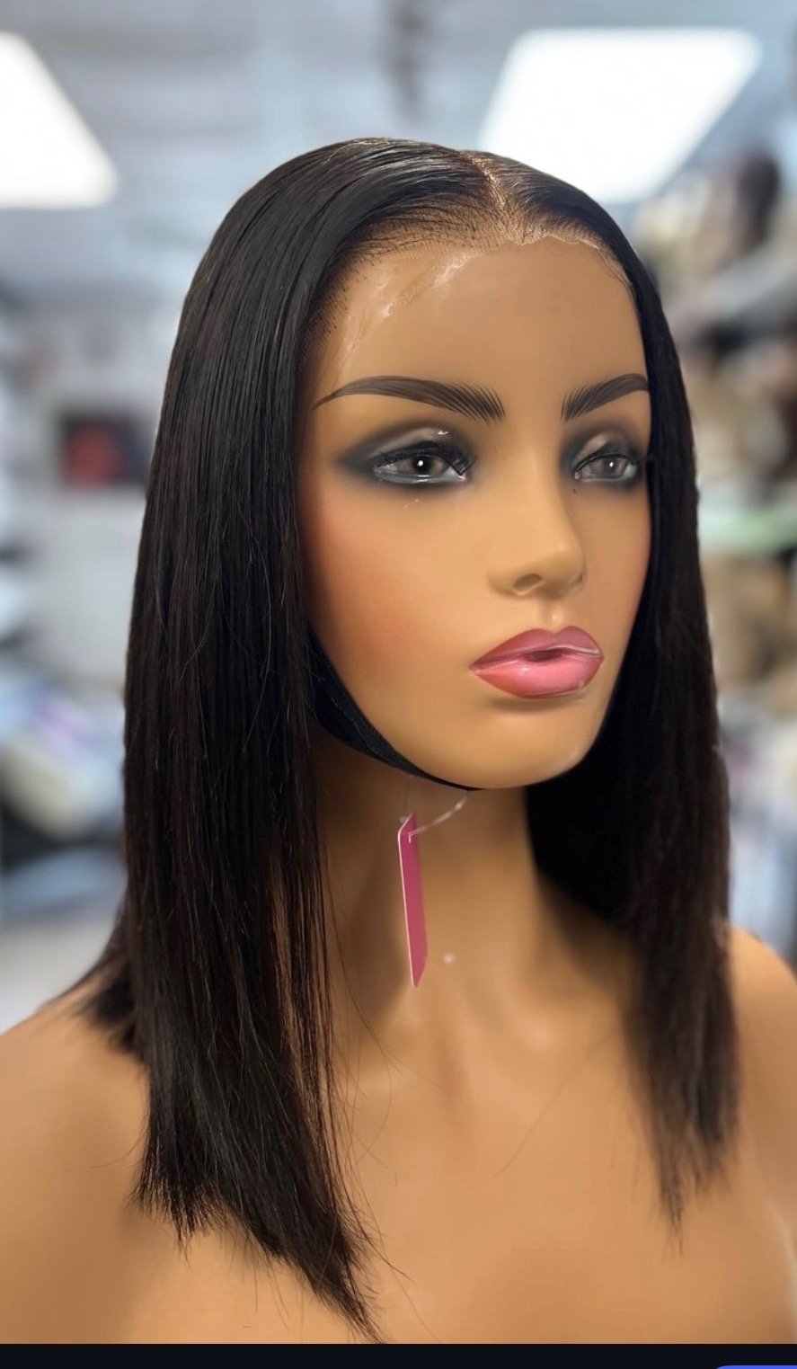 Custom wig install with a natural hairline